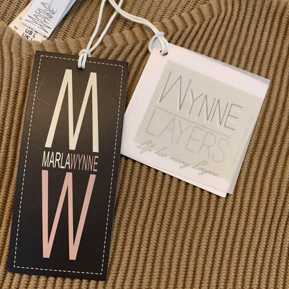 Wynne Layers Marlawynne tan crop top Large - Picture 10 of 11